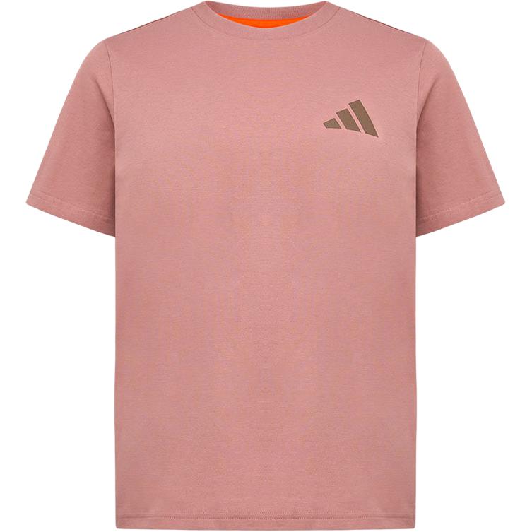 Adidas Terrex T Shirts Women s Dark Pink Crew Neck Moderate KE3716 L