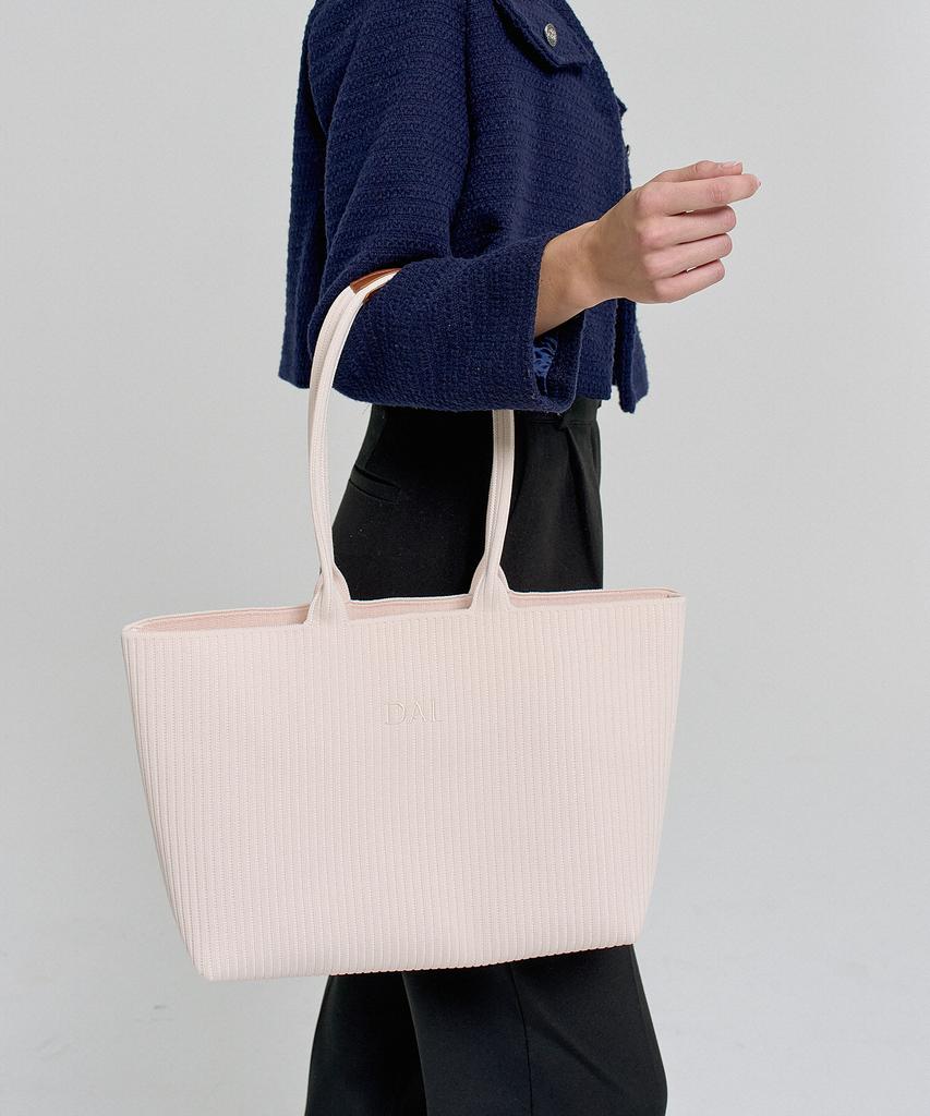 Dal Daily Knit Shopper Bag Ivory L