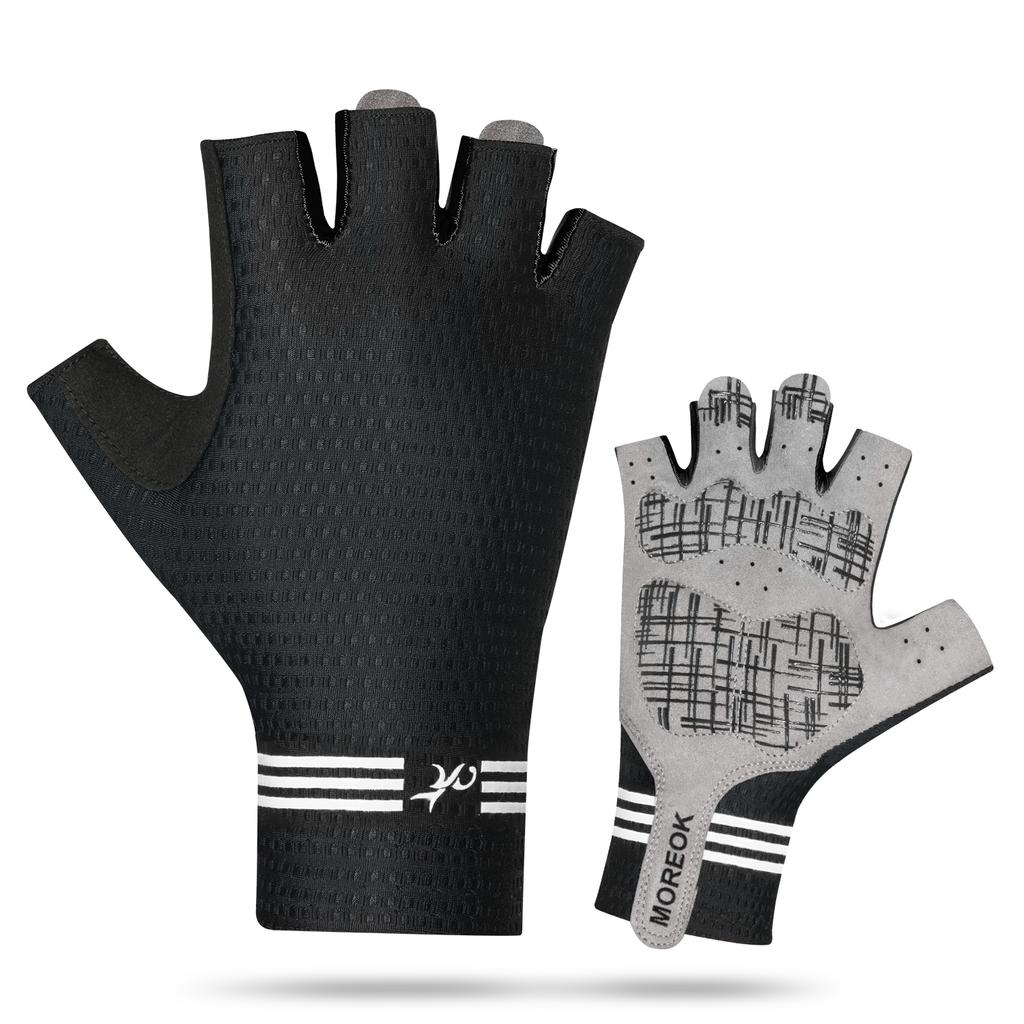 Outdoor Sports Cycling Gloves Breathable Palm Protective Biking Gloves MTB Road Anti-Slip Half Finger Man Women Bicycle Gloves