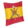 Spanish Legion Espanola Flag Cushion Cover 45x45 Cm Zipper Spain Coat Of Arms Soft Luxury Throw Pillow Case for Sofa Pillowcase