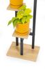 PEAK Universal Flower Stand - Black, 3-tier Flower Stand for 3 Pots
