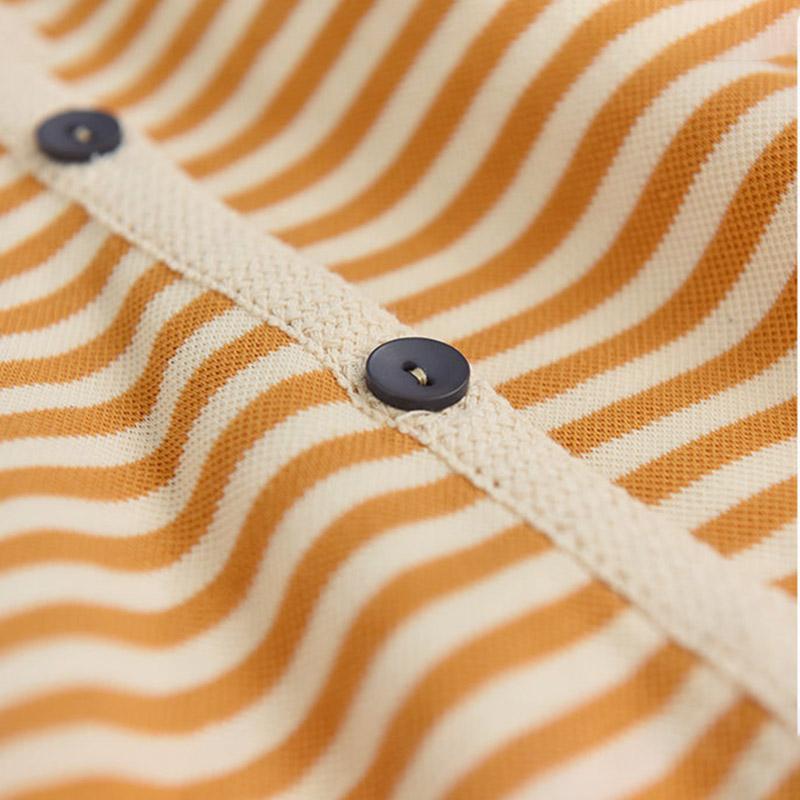 Cotton Jacket Women Summer Long Sleeve Striped Women's Dress Comfortable Stretchy Loose Short Jacket Women