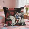 Singer CBeyonce Cowboy Carter Cushion Cover Square Short Plush Pillow Case Living Room Sofa Home Decor Funda X