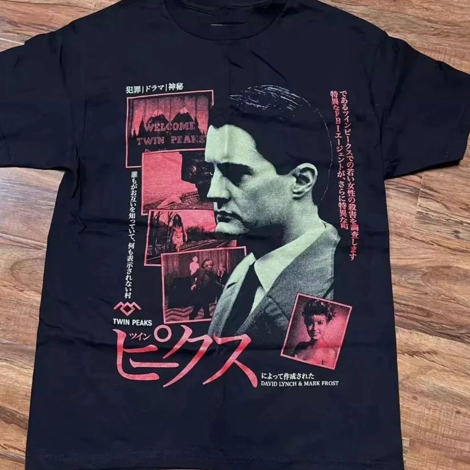 

90s Remake Rucking Foton Twin Peaks Tshirt Size S3XL High end Luxury Unisexs and Womens Top Y2k S