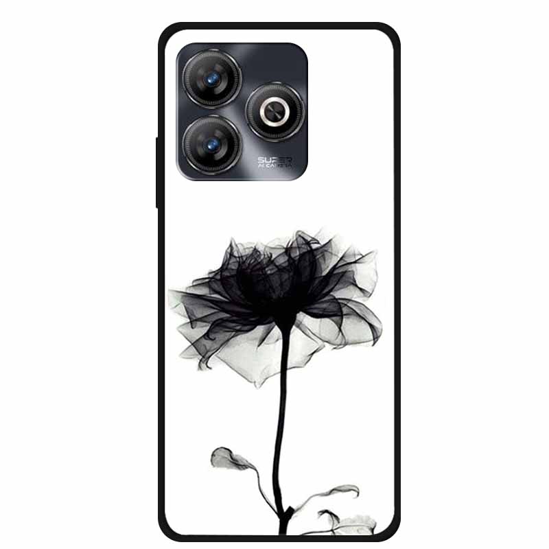 Phone Case For ZTE Blade A75 4G Back Cover Case Shockproof Black Silicone Soft Funda For ZTE Blade A75 4G Case A 75 6.6" Coque