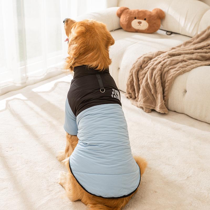 Golden Retriever Border Shepherd Autumn and Winter Warm Small Medium and Large Dog Dog ClothingCasual Teddy Two-legged Cotton-on Clothing Pet Clothing