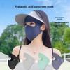 Eis-Seide UV-Schutz Facekini: Atmungsaktiv, Sonnenschutz mit Augeneckenschutz