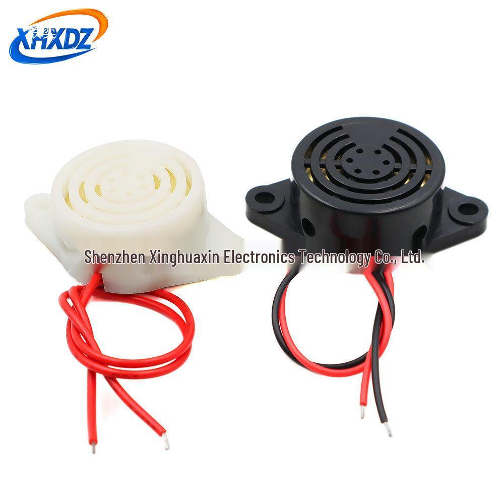 Yüksek Desibel SFM-27 Aktif Buzzer, 3-24V, Sürekli/Kesintili Alarm Seslendirici, 220V.