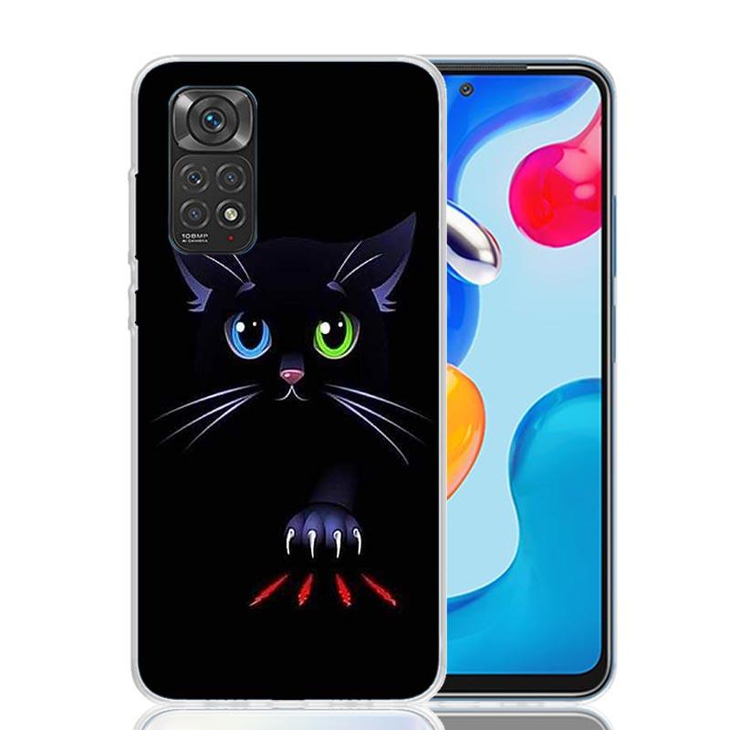 

Cat Footprint Funny Paw Cute Phone Case For Xiaomi Redmi Note 13 14 15 Pro Plus 12S 12 14S 11S 11E 10 10S 11 11T 5G 4G Cover Coq Redmi Note 14S