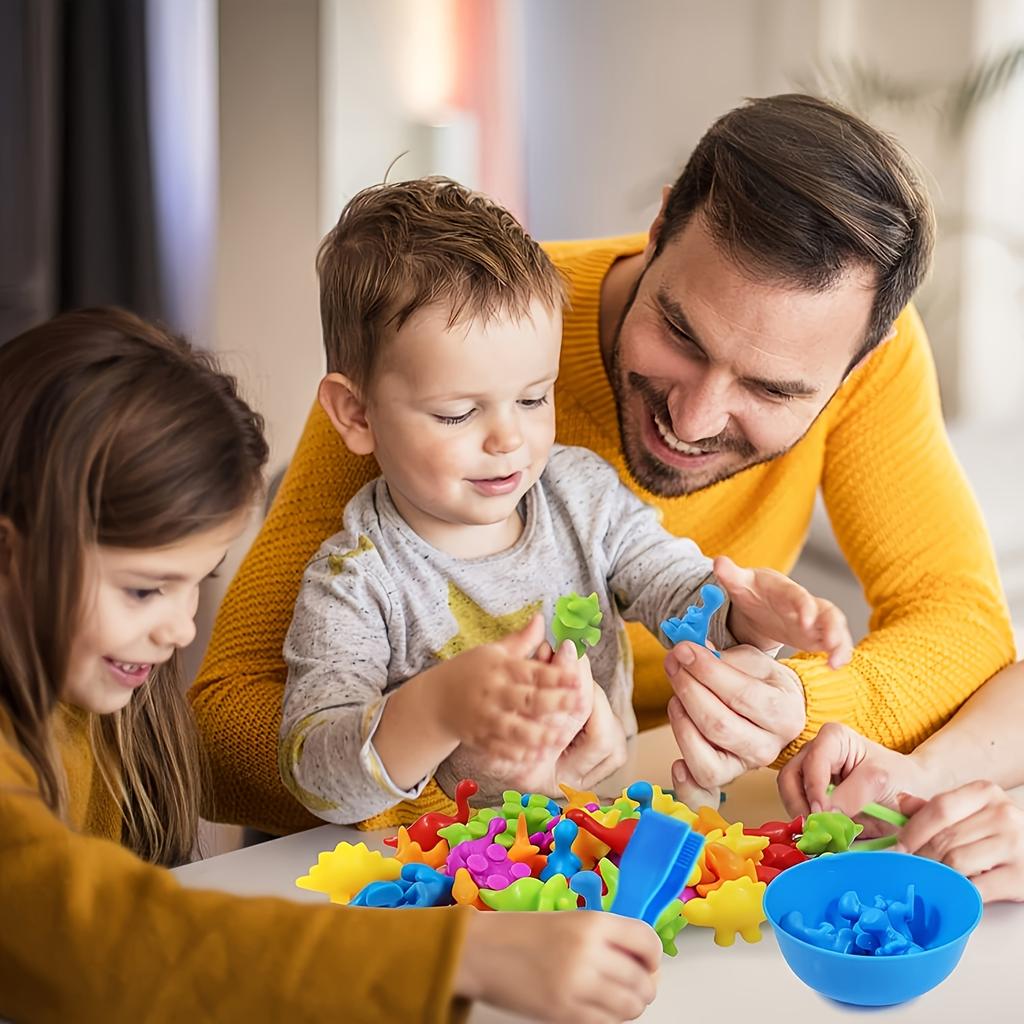 Featuring Educational Toys Such As Animal Classification Counting Toys, Matching Games, And Sorting Bowls. Sensory Motor Toy Set