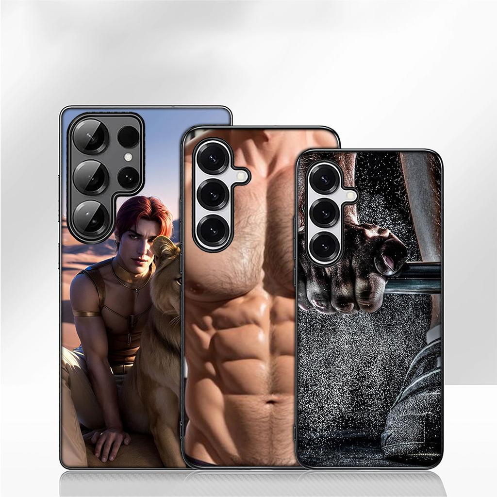 Romance Club sexy Muscle Man Himbo Cover Phone Case for Apple iPhone 17 16 15 11 Pro XS Max XR 6 7 8 Plus + SE 2020 5 16E