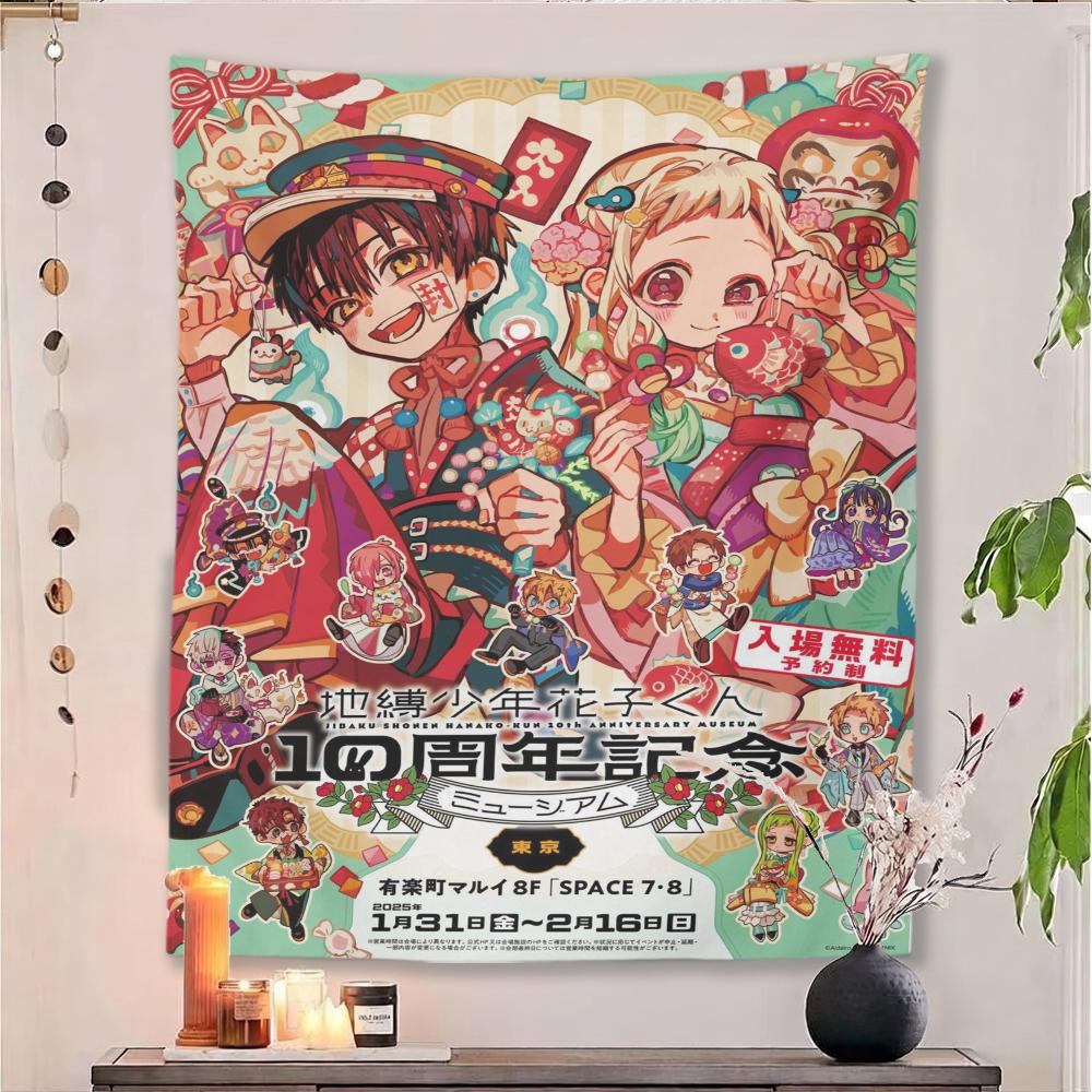 TToiletBound Hanakokun Anime Poster Wandkleed MMinamoto Muurkleed voor Kamer Esthetiek