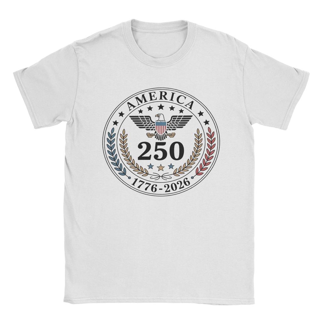 Unisex Women 250 Years American Anniversary Shirt 100 Cotton Graphic Printed TShirt  Clothing Outfits