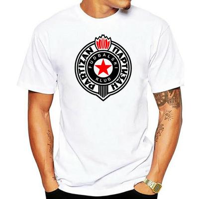 Men Cotton Brand Tshirt PARTIZAN Belgrade T-Shirt Top Quality Tops TEE Shirt For Men Women Tshirt Brand Teenager Tshirts