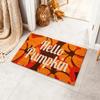 Fall Door Mat,Pumpkin Welcome Doormats Natural Coir Mats Non Front Door Rugs For Thanksgiving Decorative Entrance Porch Outdoors