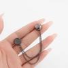 2pcs Multi-Function Magnetic Clothing Clip With Chain Metal Buttons Clip Clothes Scarf Trouser Legs Cuff Fixing Magnet Pin