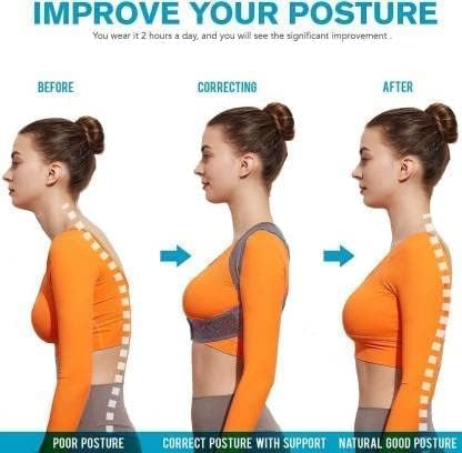 DOLTAS Clavicle Support – Posture Corrector Belt for Men & Women | Back Support Belt | Shoulder Support Belt for Shoulder Fatigue Relief & Upper