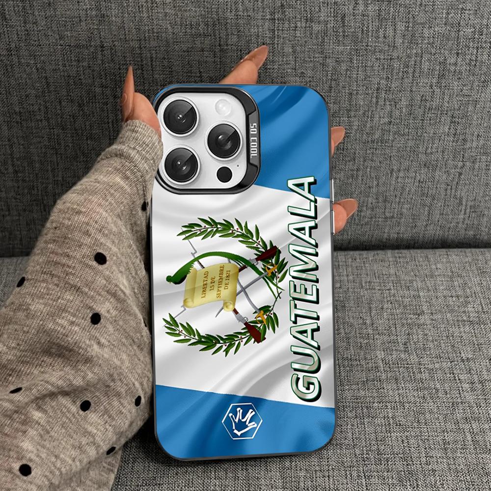 

Guatemala Flag Phone Case For iPhone 16 15 14 13 12 11 Pro Max X XR XSMAX 8 7 Plus Matte Shockproof Back Cover iPhone 12pro max