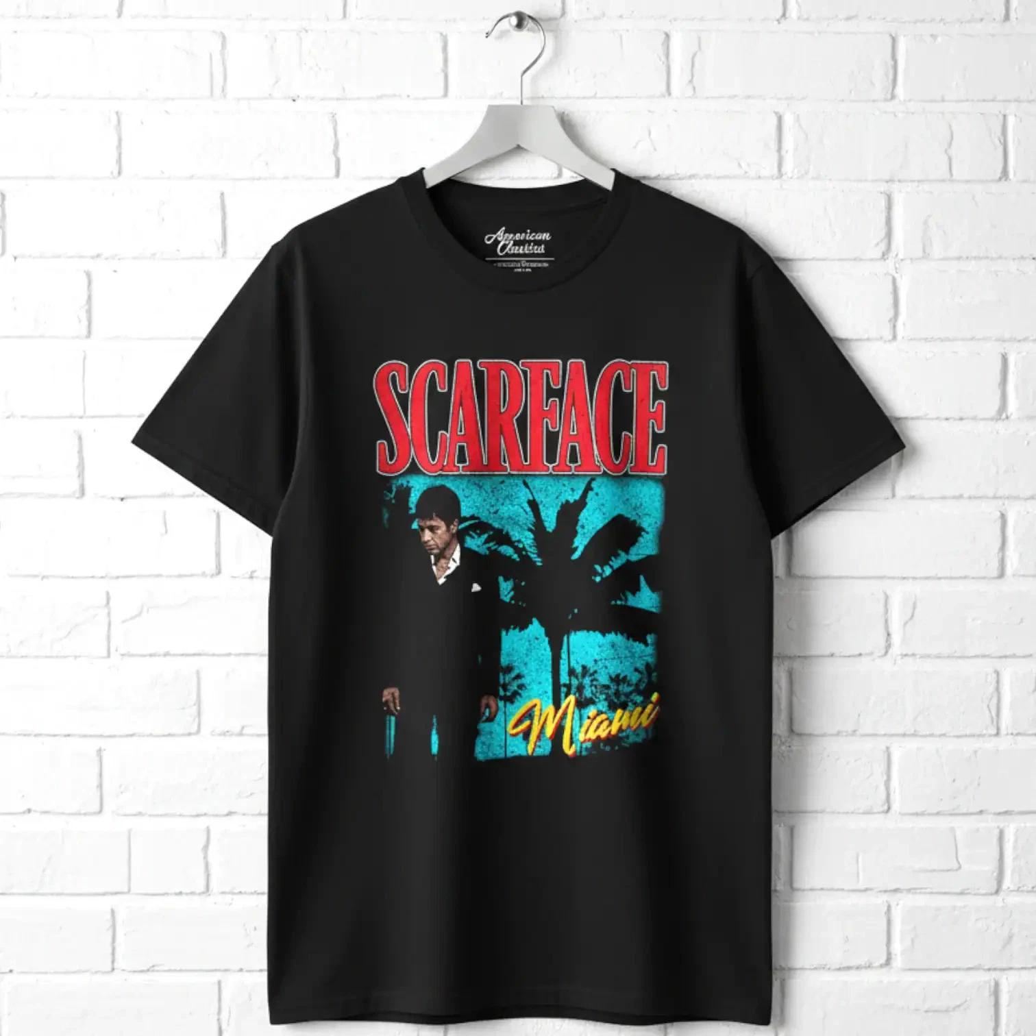 Scarface Neon Miami Palms Men s T Shirt XXL