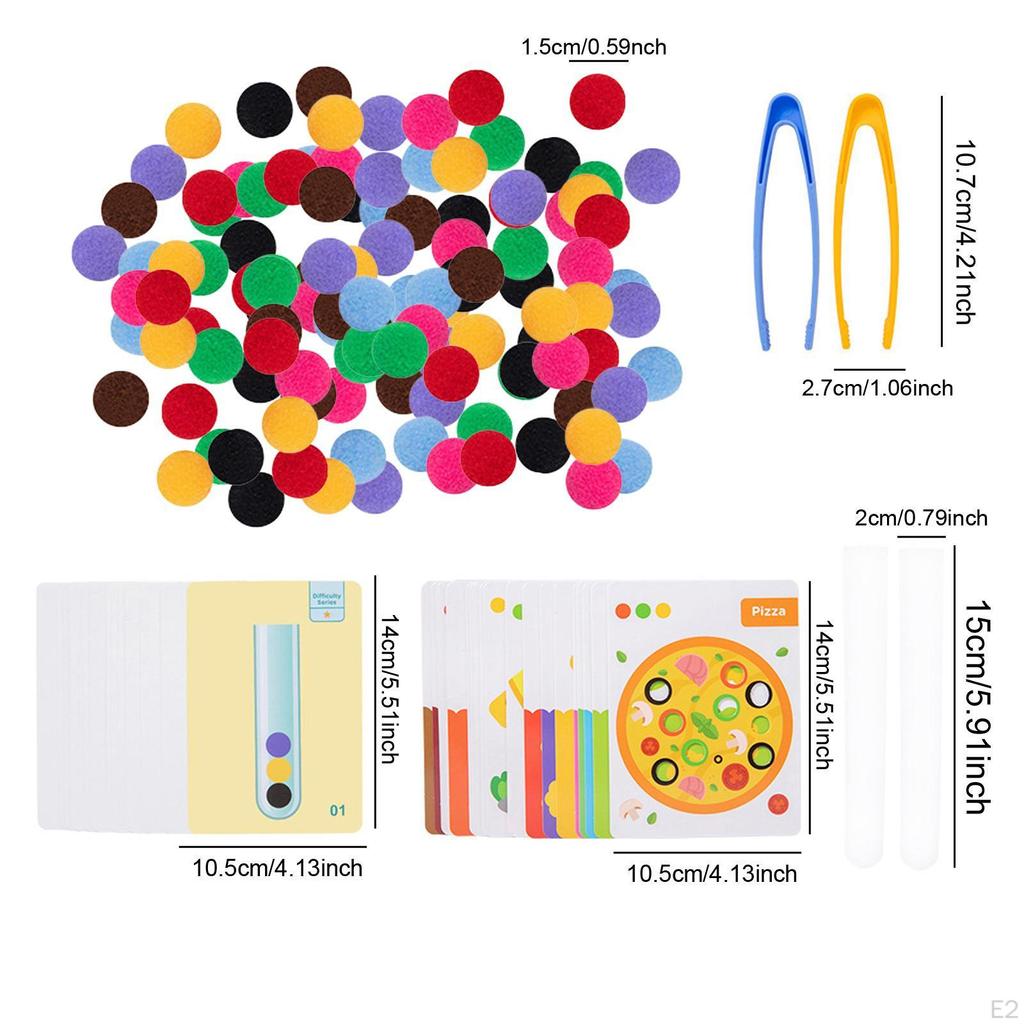 Counting and Color Sorting Toys,Matching Training Activity,Learning Activities,Fine Motor Skills Set