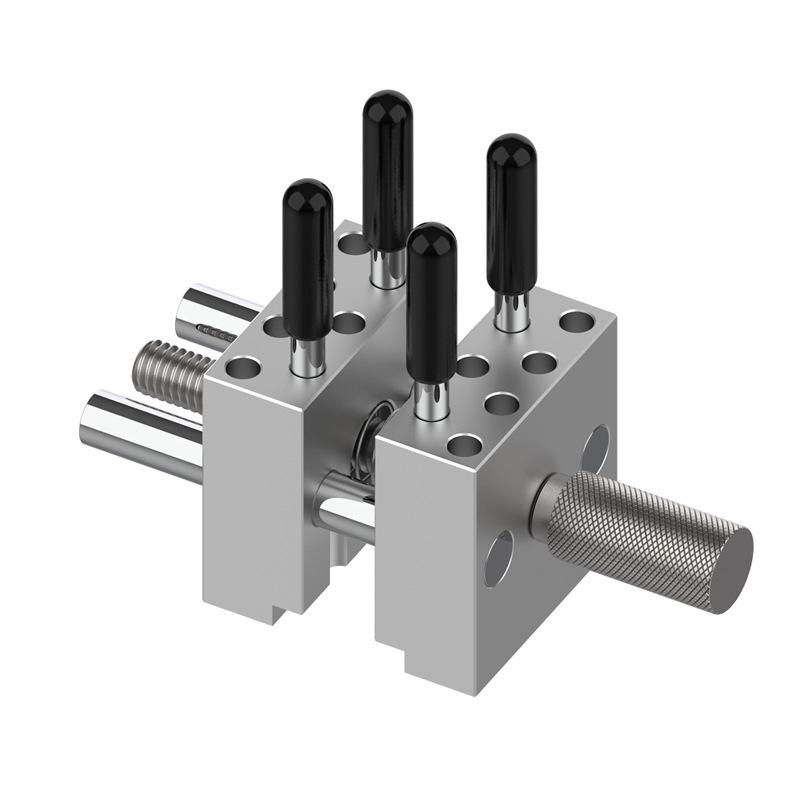 MAZHA T0004 Mini Handheld Metal Vise for Precision Gundam Figure Polishing, Cutting, and Drilling.
