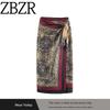 Za Export New Arrival Women's Clothing ZR Fashion Style Fashion Street Easiest for Match Paisley Wrapping Towel Skirt 9070101