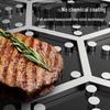 316L Stainless Steel Non-Stick Double-Sided Frying Pan for Eggs and Steak, Coating-Free, Flat-Bottom.