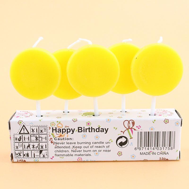 New Smiling Face Creative Birthday Cake Candles Birthday Candles Creative Romantic Cartoon Baby One Year Old Children