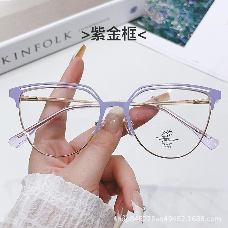 

Retro Lady Glasses Frame Anti Blue Light Glasses ForComputer Goggles Eye Protection Women Eyewear Ultralight Optical Eyeglass W128792WW-