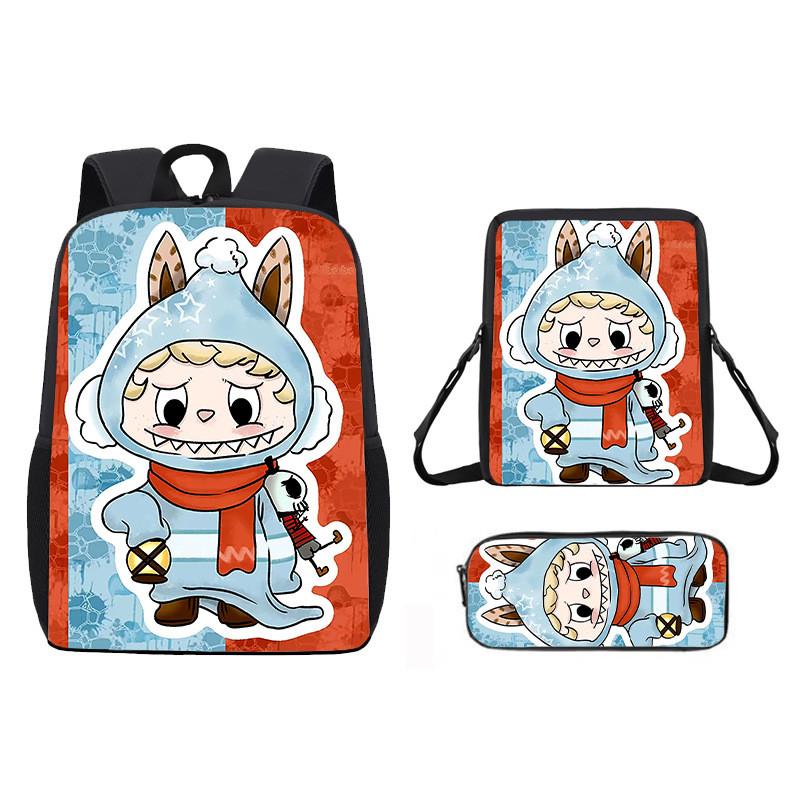 Anime Shoulder Cartoon Bag Pencil Case School Backpack For Children