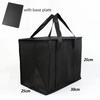 Thermal Insulated Food Delivery Bag Tear Resistant Aluminum Foil Lining Reusable Zipper for Commercial Food Delivery Service