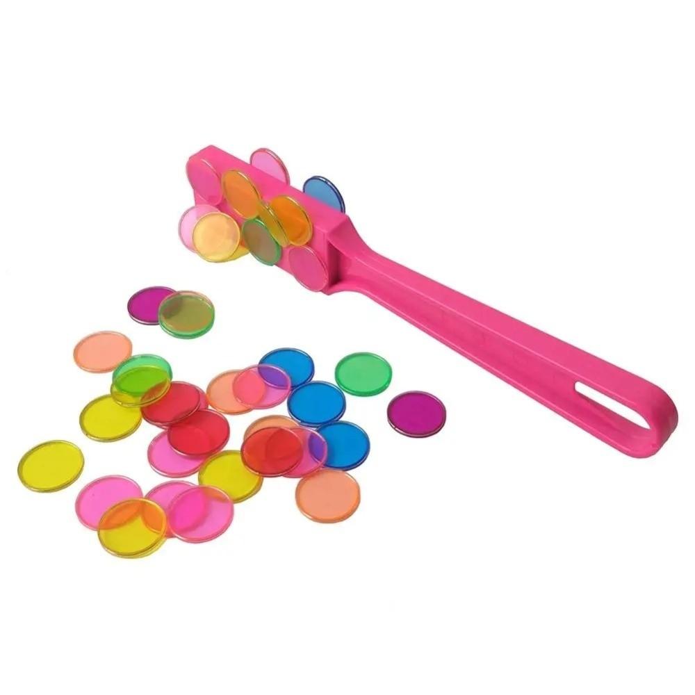 ABS Bingo Wand Set Color Sorting Magnetic Chip Set New Educational Game Set for Children