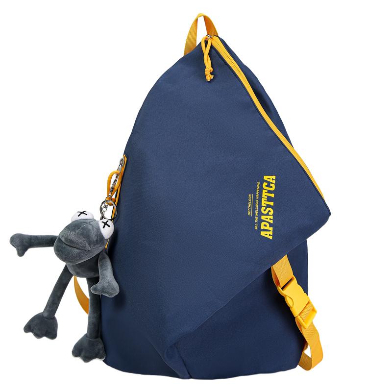 

Студенческий школьный рюкзак для мужчин, большой емкости, рюкзак для компьютера, женский дорожный рюкзак темно-синий