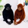 Plush Chimpanzee Toy Soft Stuffed Animal Decor Gift Kids Room Zoo Souvenir Plaything