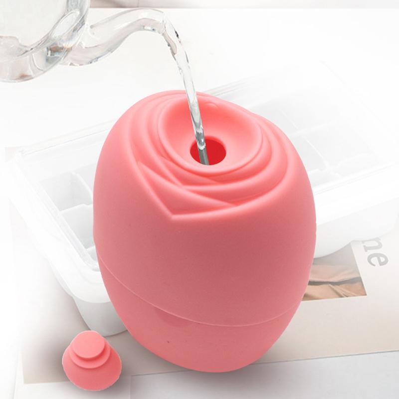 1Pcs Ice Cube Beauty Massage Silicone Ice Mold Summer Reusable Ice Face Roller For Eye Puffiness Ice Facial Roller Shrink Pores