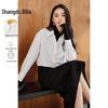 SHANGDOUBILA Women's Long Sleeve Business Casual Shirt