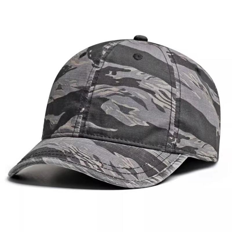 

Quick-dry camouflage baseball cap, trendy hip-hop outdoor travel workwear duckbill hat, men s sun protection hat Adjustable чорний