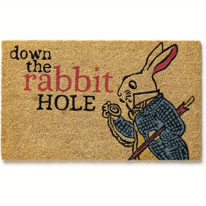 American Style Entryway Mat - Decorative, Wear & Dirt-Resistant, Easy to Clean