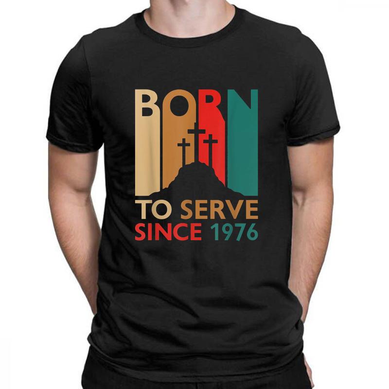 Camiseta para hombre, regalo de 43 cumpleaños, camisetas vintage de 1976 años, camiseta para mujer, camiseta informal, camisetas de verano para mujer