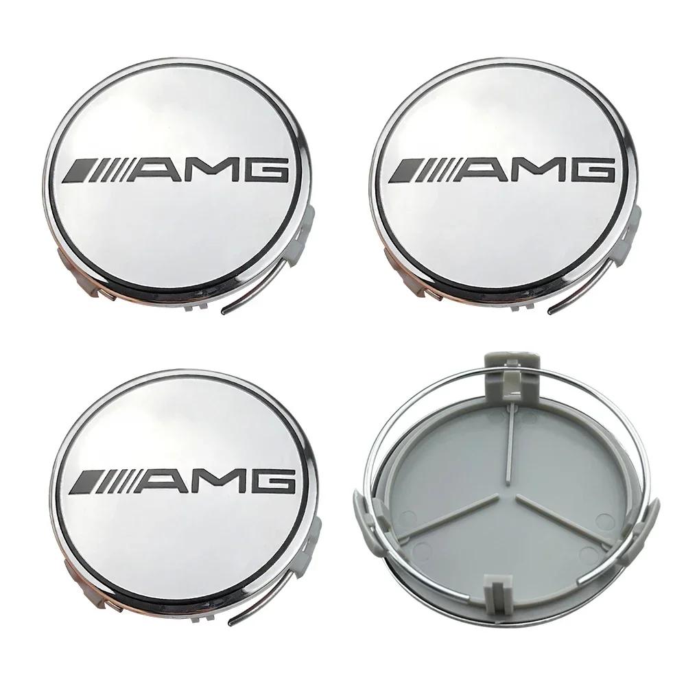 

Hots Mercedes Benz wheel center cap 4pcs 75mm Hubcap for Mercedes AMG Apple Tree B w204 w211 w205 W212 w203 w213 w124 car acces