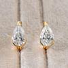 Orecchini a goccia in Argento Sterling S925 con Zircone Quadrato - Gioielli per Orecchie Trendy di Lusso Leggero 2026 per Donne