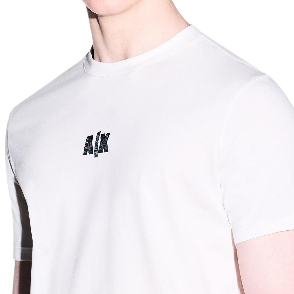 Armani Exchange Logo Short Sleeve Round Neck Cotton T-Shirt Men Tops XM002509-AF10358-U1074