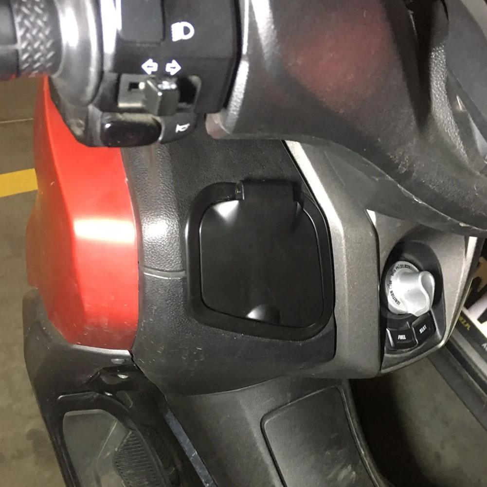 For Yamaha Nmax V2 NMAX155 NMAX125 2020 - 2025 Accessories Tool Box Storage Cover Lid Side Pocket Cover Charger Waterproof Cover