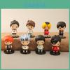 Cartoon Volleybal Jongens Actiefiguren 8 Modellen PVC Materiaal 7,5cm Grootte