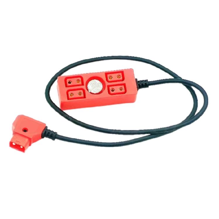 D-tap Male to 4 Port Dtap Female Power Supply Adapter for Multiple Devices