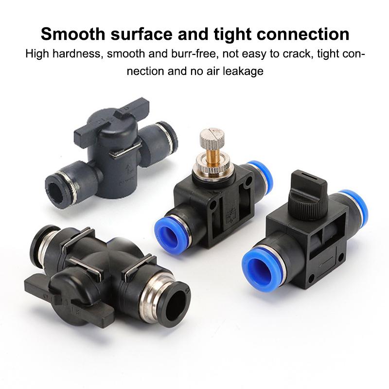 Corrosion Resistant Pneumatic Fitting Push In Air Tube Connector for Water Hose Pipe Chemical Industry Plumbing Use