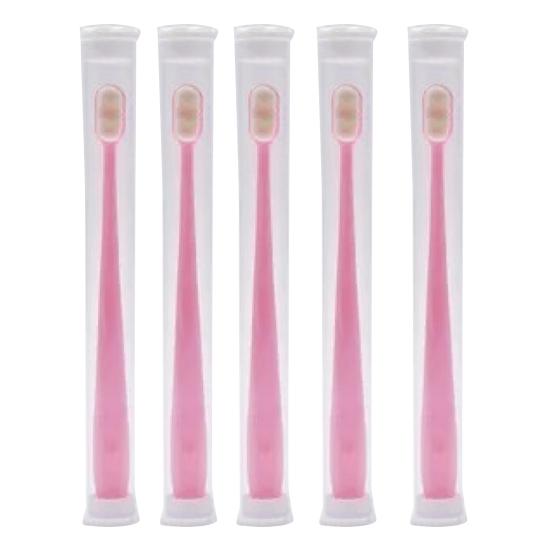 5Pcs Adult Toothbrushes Non-Slip ABS Handle Soft Head Manual Toothbrushes Bathroom Accessories for Dormitory