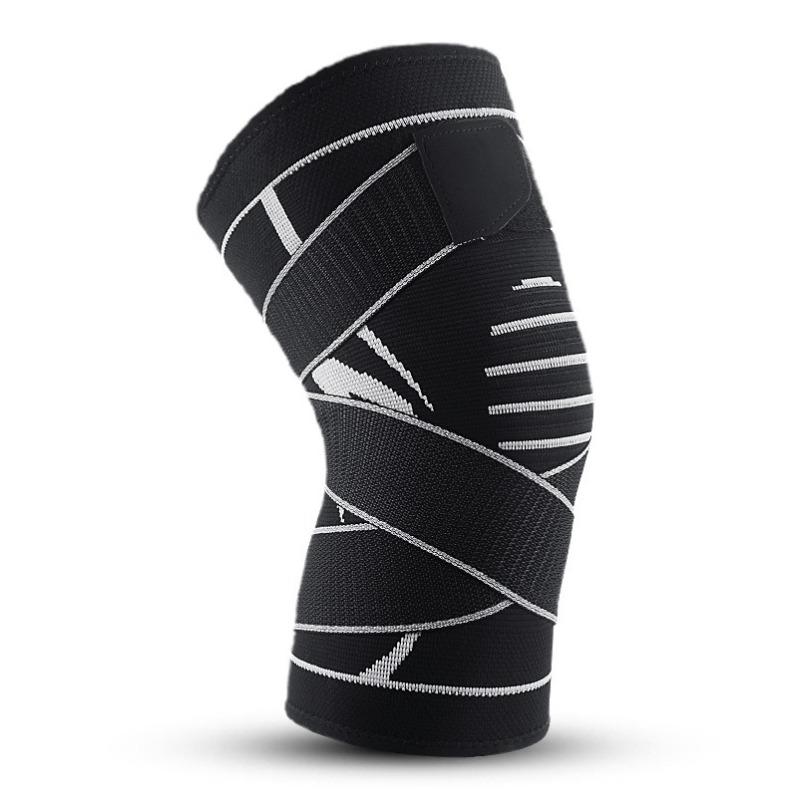 

professional sports running basketball mountaineering straps pressurized cycling knitted breathable knee pads protective gear M size [recommended 50-65kg]