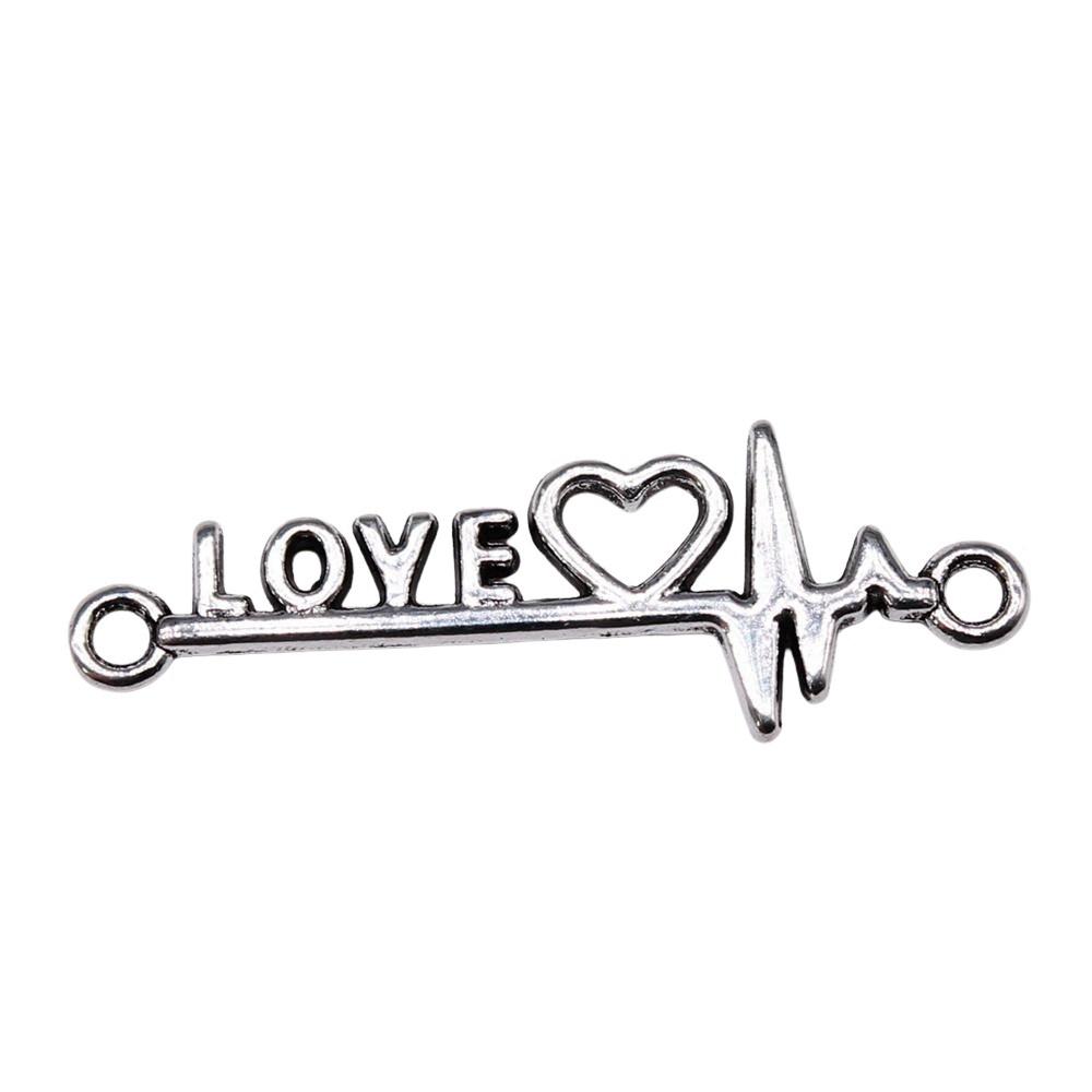 Infinity Connectors Heart Bracelets Charms Lightning Romantic Jewelry Findings