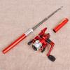 Pen Style Foldable Fishing Rod with Reel Set for Ice Fishing, Pocket Telescopic Mini Pen Shape Fishing Rod and Reel Set